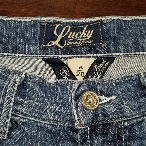 Lucky Brand Crop Jeans Size 6/28 - Picture 3 of 3